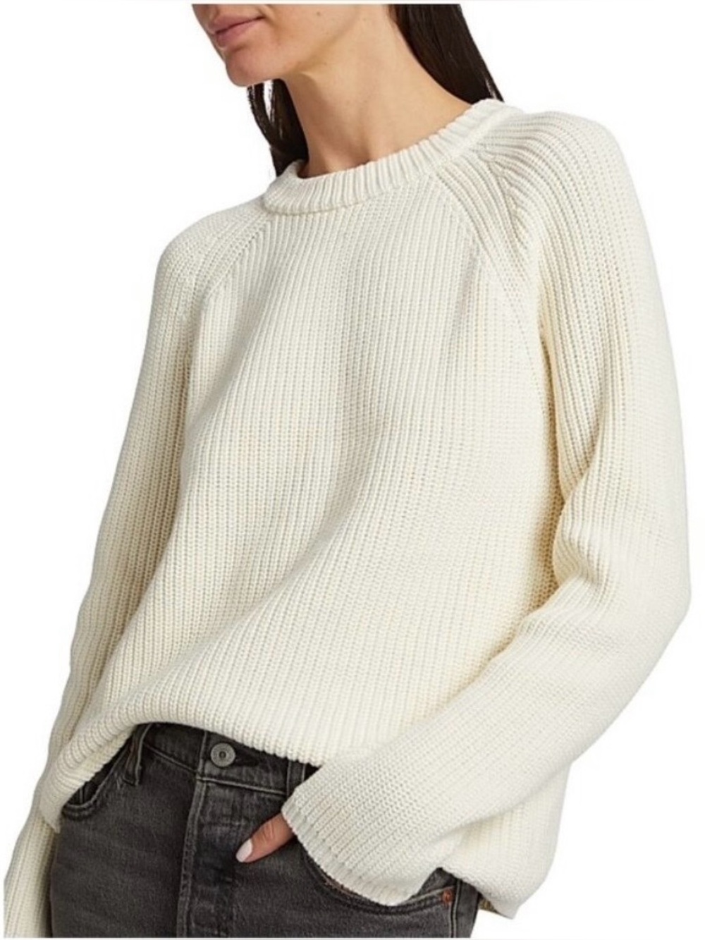 NWT Jenni Kayne Cotton Fisherman
Sweater Ivory Cream Size XS ⚓️⚓️⚓️ - Picture 4 of 10